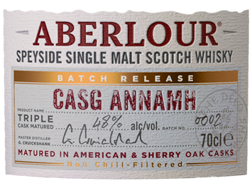 Aberlour - Single Malt Scotch Whisky - Casg Annamh