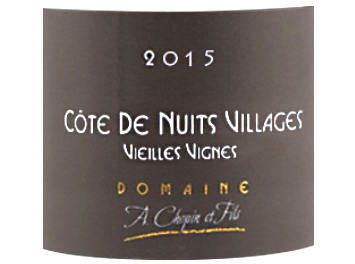Domaine Arnaud Chopin - Côte de Nuits-Villages - Vieilles Vignes - Rouge - 2015
