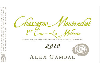 Maison Alex Gambal - Chassagne-Montrachet Premier Cru - La Maltroie Blanc 2010