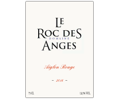 Domaine le Roc des Anges - IGP Côtes Catalanes - Aiglon Rouge - Rouge - 2016