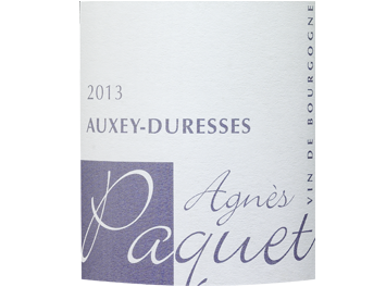 Agnès Paquet - Auxey Duresses - Rouge - 2013
