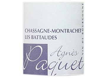 Agnès Paquet - Chassagne-Montrachet - Les Battaudes - Blanc - 2014