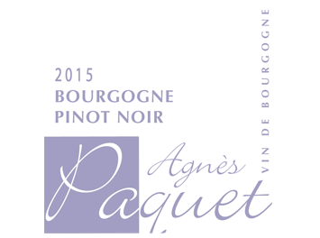 Agnès Paquet - Bourgogne - Pinot Noir - Rouge - 2015