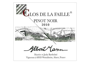 Domaine Albert Mann - Alsace - Pinot Noir Clos de la Faille Rouge 2010