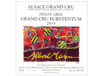 Domaine Albert Mann - Alsace grand cru - Pinot Gris Furstentum - Blanc - 2014