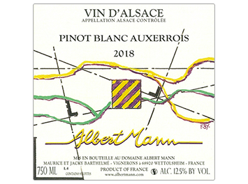 Domaine Albert Mann - Alsace - Pinot Blanc Auxerrois - Blanc - 2018