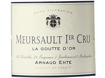 Arnaud Ente - Meursault 1er Cru - Magnum La Goutte d'Or - Blanc - 2005