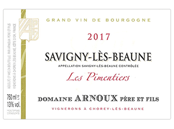 Domaine Arnoux Père et Fils - Savigny-lès-Beaune - Les Pimentiers - Rouge - 2017