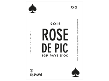 Rose de Pic - IGP d'OC - Rose de Pic - Rosé - 2015
