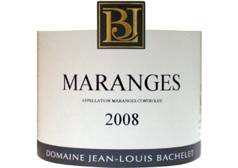 Domaine Jean-Louis Bachelet - Maranges - Rouge 2008