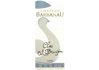 Château Barbanau - Cassis - Clos Val Bruyère Blanc 2009
