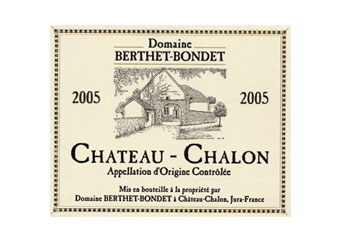 Domaine Berthet-Bondet - Château-Chalon - Blanc 2005