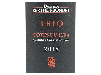 Domaine Berthet-Bondet - Côtes du Jura - Trio - Rouge - 2018
