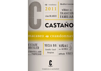 Bodega Castaño - Yecla - Macabeo Chardonnay Blanc 2011