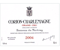 Domaine Bonneau du Martray - Corton Charlemagne Grand Cru - Blanc 2004