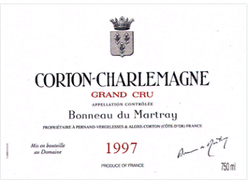 Domaine Bonneau du Martray - Corton Charlemagne Grand Cru - Blanc - 1997