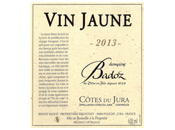 Benoît Badoz - Côtes du Jura - Vin Jaune - Blanc - 2013
