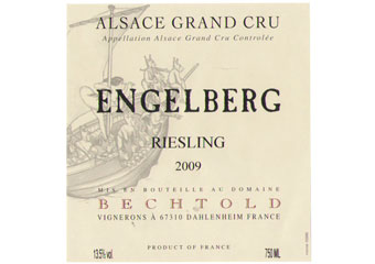 Domaine Bechtold - Alsace Grand Cru - Riesling Engelberg Blanc 2009