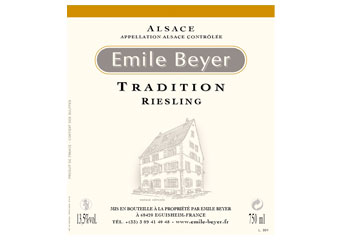 Domaine Emile Beyer - Alsace - Riesling Tradition Blanc 2009