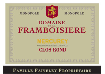 Domaine de la Framboisière - Mercurey - Clos Rond Monopole - Rouge 2010