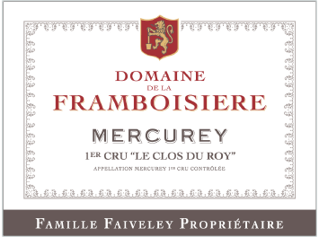 Domaine de la Framboisière - Mercurey 1er Cru - Le Clos du Roy - Rouge - 2011