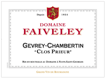 Faiveley - Gevrey-Chambertin - Clos Prieur - Rouge - 2014