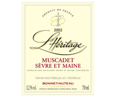 Domaine Bonnet Huteau - Muscadet Sèvre et Maine  - L'Héritage - Blanc - 2002