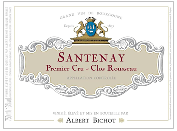 Albert Bichot - Santenay 1er cru - Clos Rousseau - Rouge - 2014