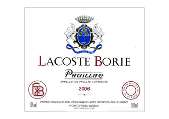 Lacoste-Borie - Pauillac - Rouge 2006