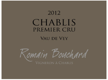Romain BOUCHARD - Chablis 1er Cru - Vau de Vey - Blanc - 2012
