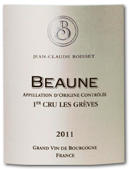 Jean Claude Boisset - Beaune Premier Cru  - Grèves - Rouge 2011