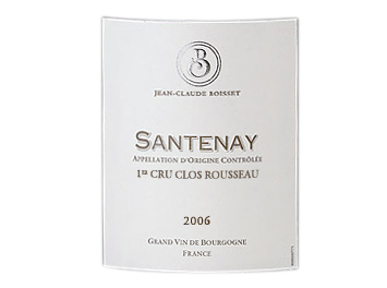 Jean Claude Boisset - Santenay 1er Cru - Clos Rousseau - Rouge - 2006