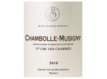 Jean Claude Boisset - Chambolle-Musigny 1er cru - Les Charmes - Rouge - 2010