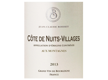 Jean Claude Boisset - Côte de Nuits - Villages - La Montagne - Rouge - 2013