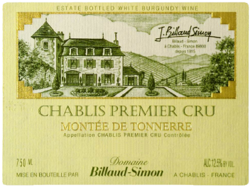 Domaine Billaud-Simon - Chablis Premier Cru - Montée de Tonnerre - Blanc - 2011