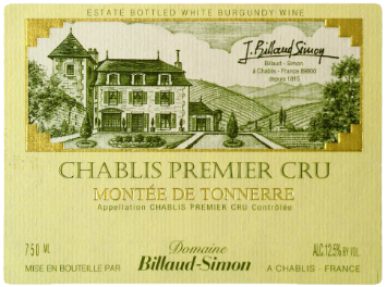 Domaine Billaud-Simon - Chablis Premier Cru - Montée de Tonnerre - Blanc - 2011