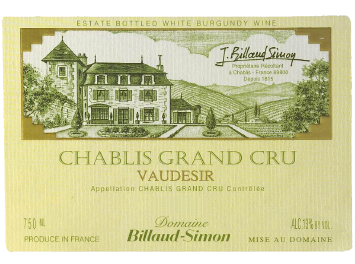 Domaine Billaud-Simon - Chablis Grand Cru - Vaudésir - Blanc - 2007
