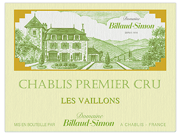 Domaine Billaud-Simon - Chablis 1er cru - Les Vaillons - Blanc - 2018
