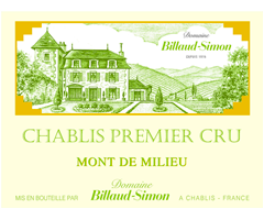 Domaine Billaud-Simon - Chablis 1er cru - Mont de Milieu - Blanc - 2018