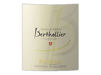 Denis et Didier Berthollier - Vin de Savoie Chignin-Bergeron - Exception - Blanc - 2014