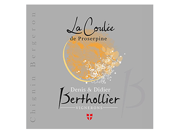 Denis et Didier Berthollier - Chignin-Bergeron - La Coulée de Proserpine - Blanc - 2017