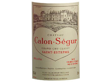 Château Calon Ségur - Saint-Estèphe - Rouge - 2012