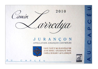 Camin Larredya - Jurançon - Au Capcéu Blanc 2010