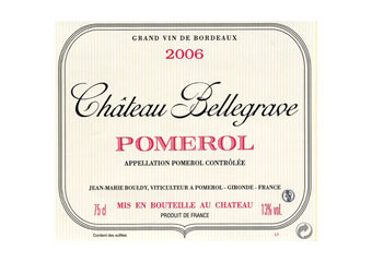 Château Bellegrave - Pomerol - Rouge 2006