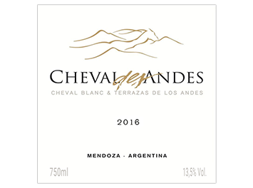 Château Cheval Blanc & Terrazas de los Andes Mendoza - Cheval des Andes - Rouge - 2016