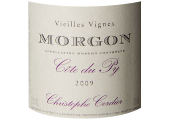 Christophe Cordier - Morgon Côte du Py - Vieilles Vignes Rouge 2009