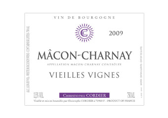 Christophe Cordier - Mâcon-Charnay - Vieilles Vignes Blanc 2009