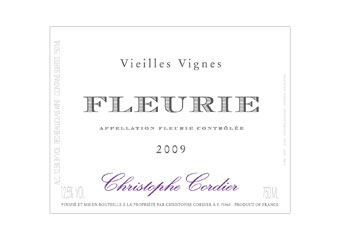 Christophe Cordier - Fleurie - Vieilles Vignes Rouge 2009