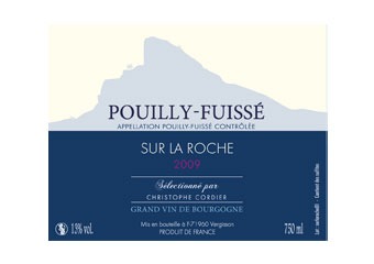 Domaine Cordier - Pouilly-Fuissé - Sur la Roche Blanc 2009