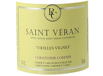 Domaine Cordier - Saint-Véran - Vieilles Vignes - Blanc - 2014